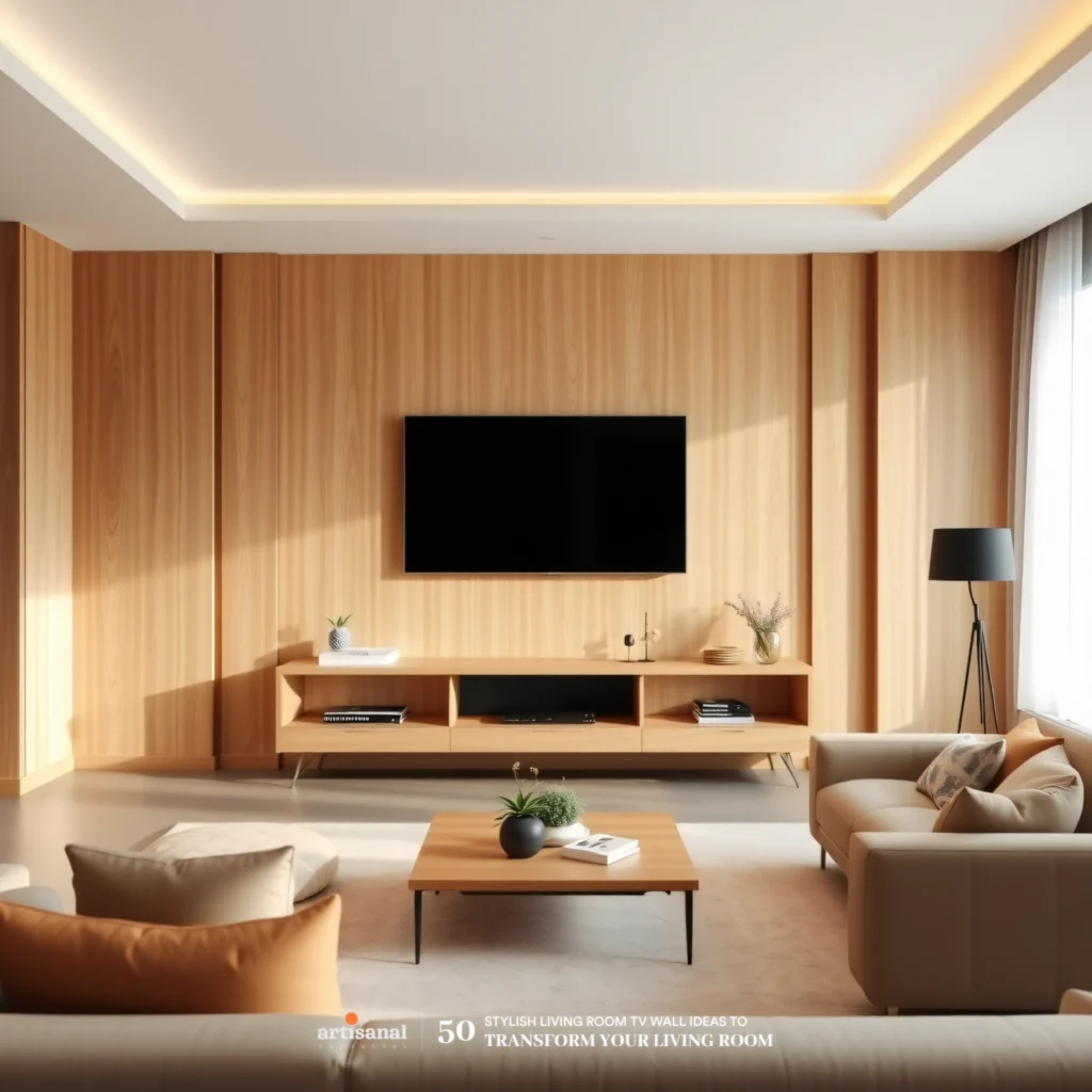 50 Modern TV Wall Ideas to Transform Your Living Room in 2025