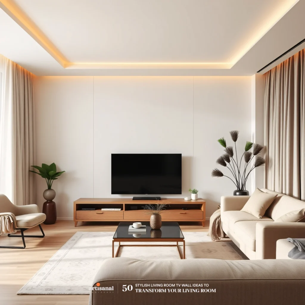 50 Modern TV Wall Ideas to Transform Your Living Room in 2025