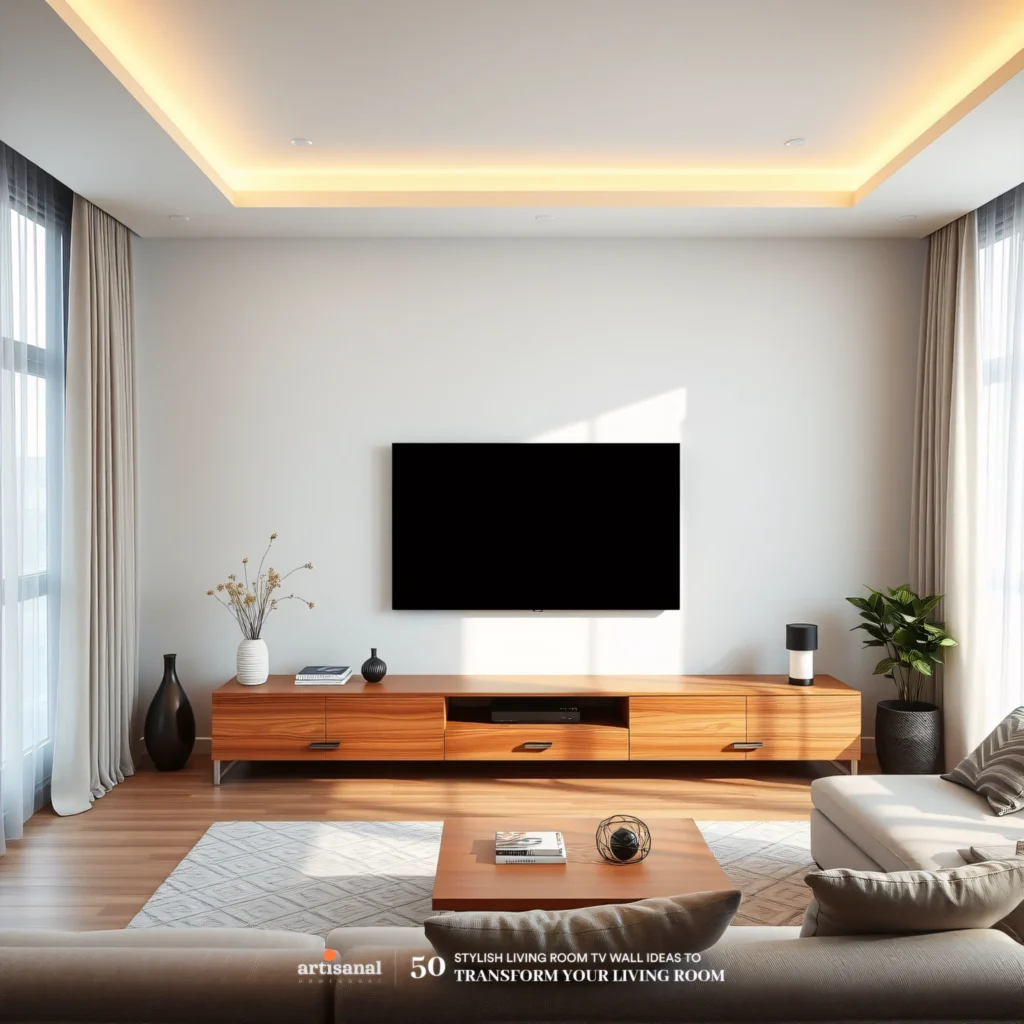 50 Modern TV Wall Ideas to Transform Your Living Room in 2025