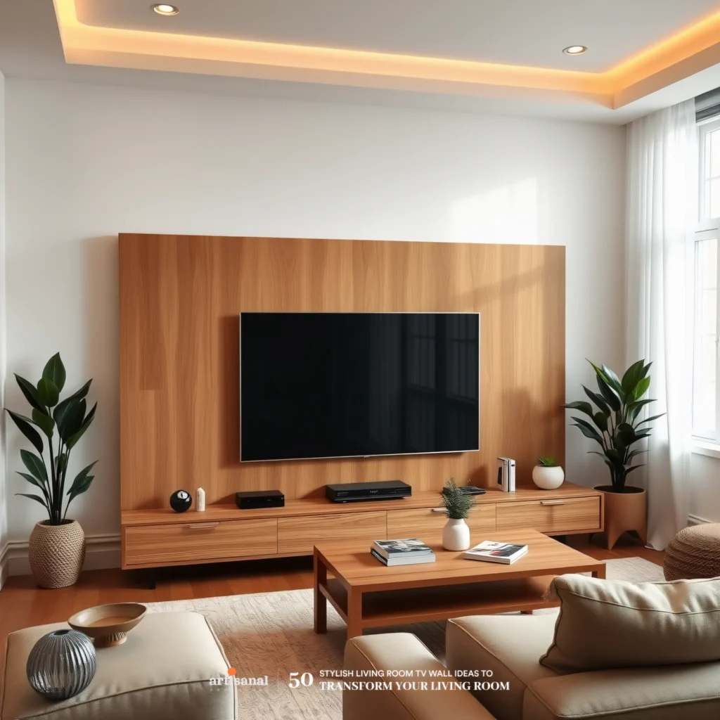 50 Modern TV Wall Ideas to Transform Your Living Room in 2025