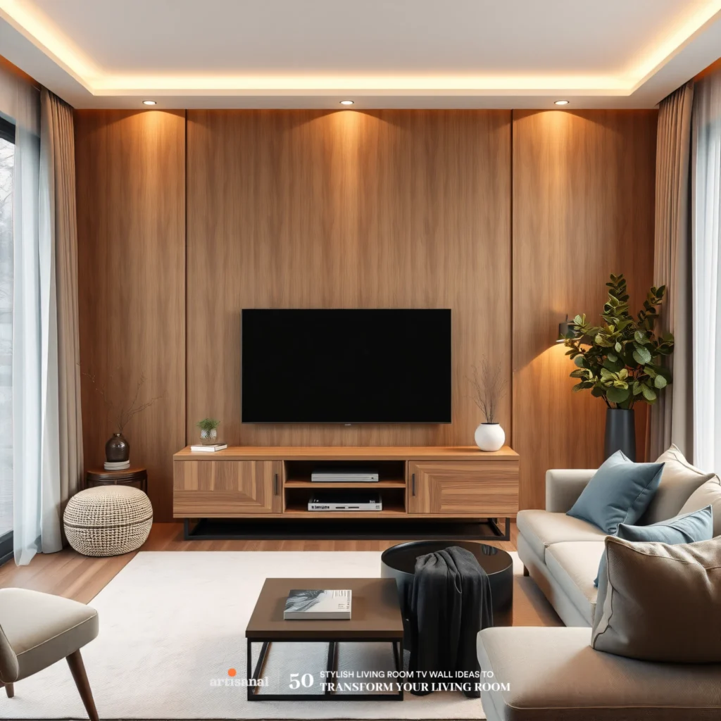 50 Modern TV Wall Ideas to Transform Your Living Room in 2025