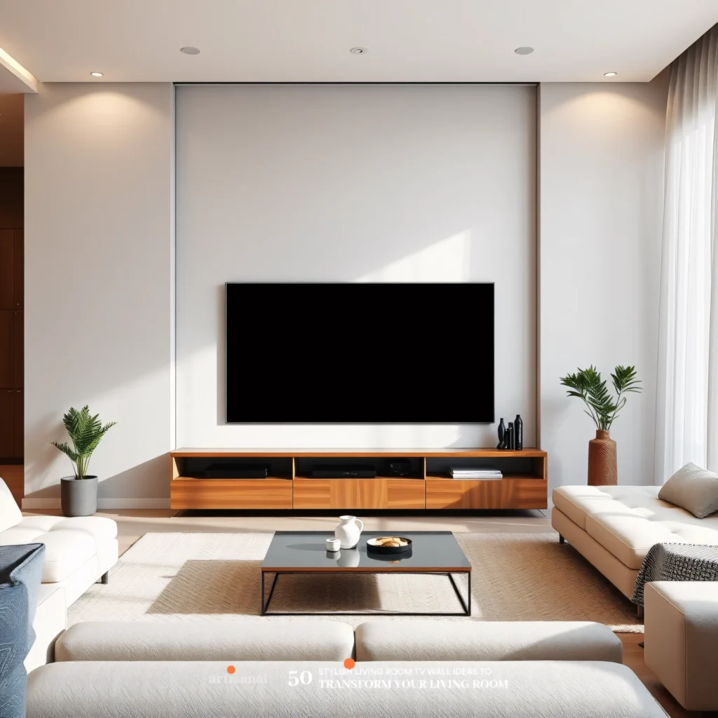 50 Modern TV Wall Ideas to Transform Your Living Room in 2025