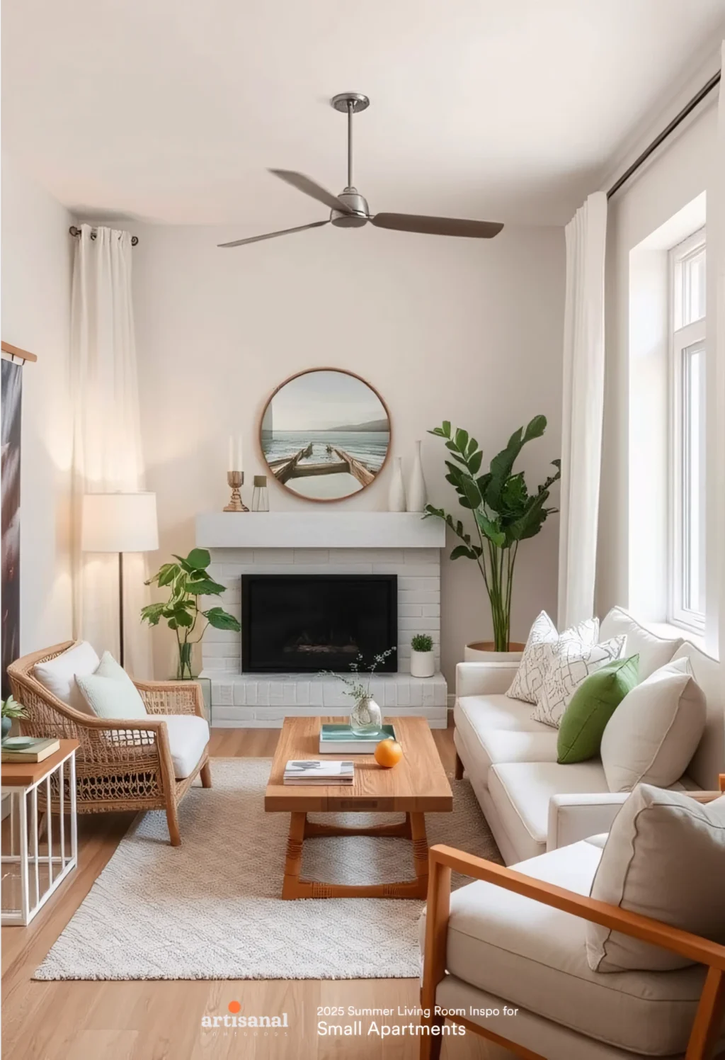 2025 Modern Summer Small Apartment Living Room Ideas
