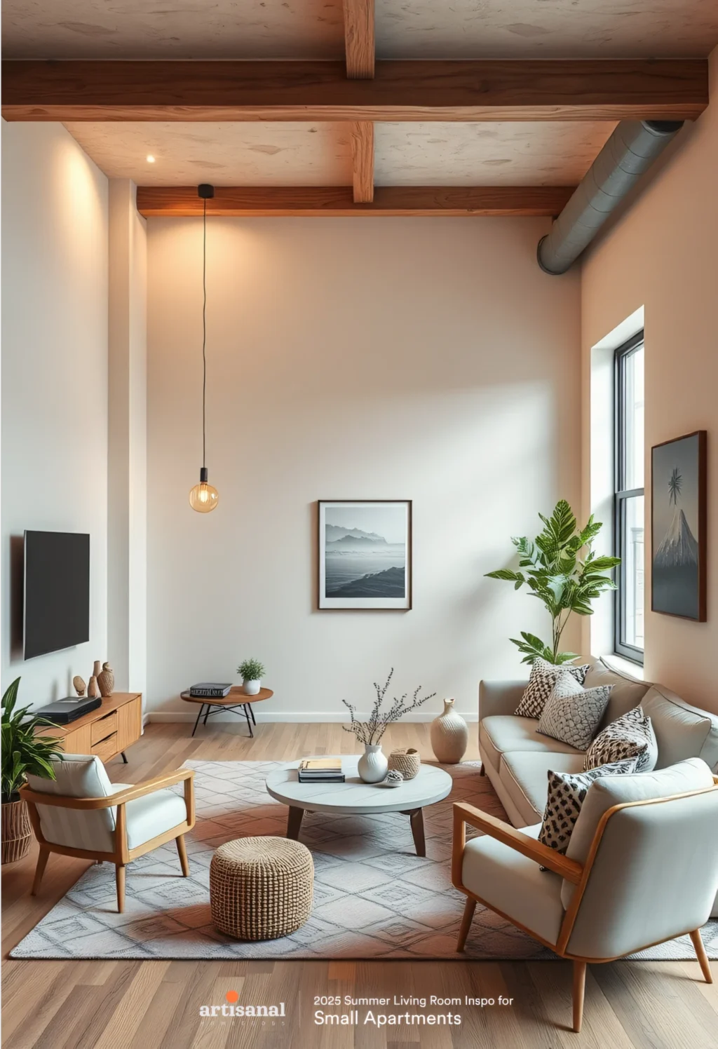 2025 Modern Summer Small Apartment Living Room Ideas