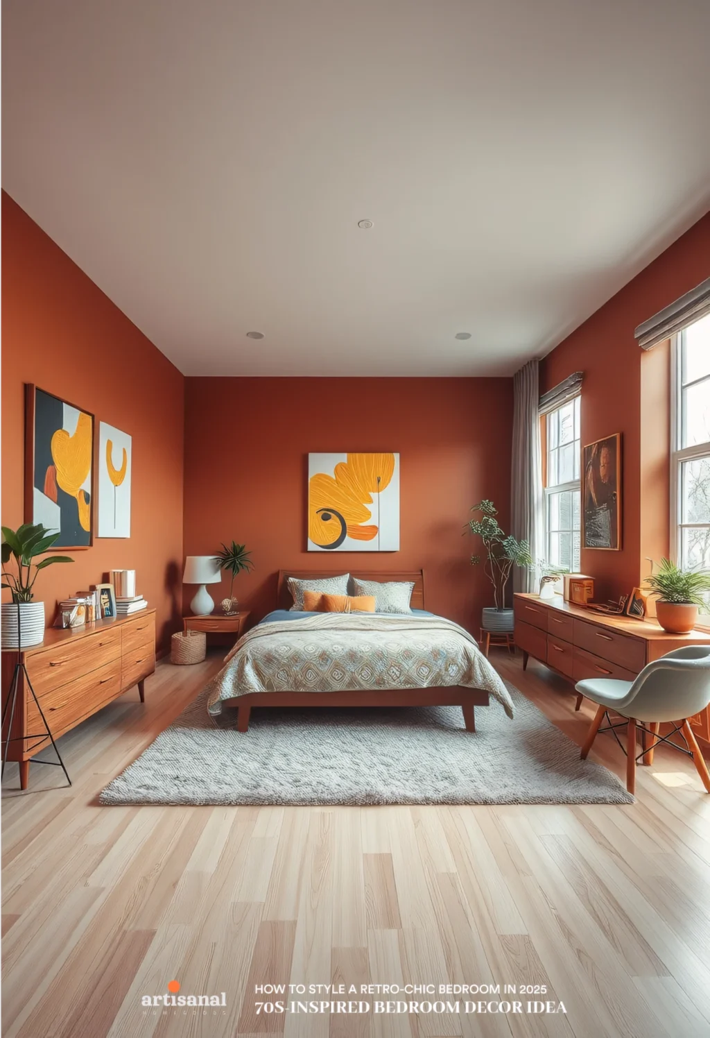 70s-Inspired Retro Bedroom Decor Ideas in 2025