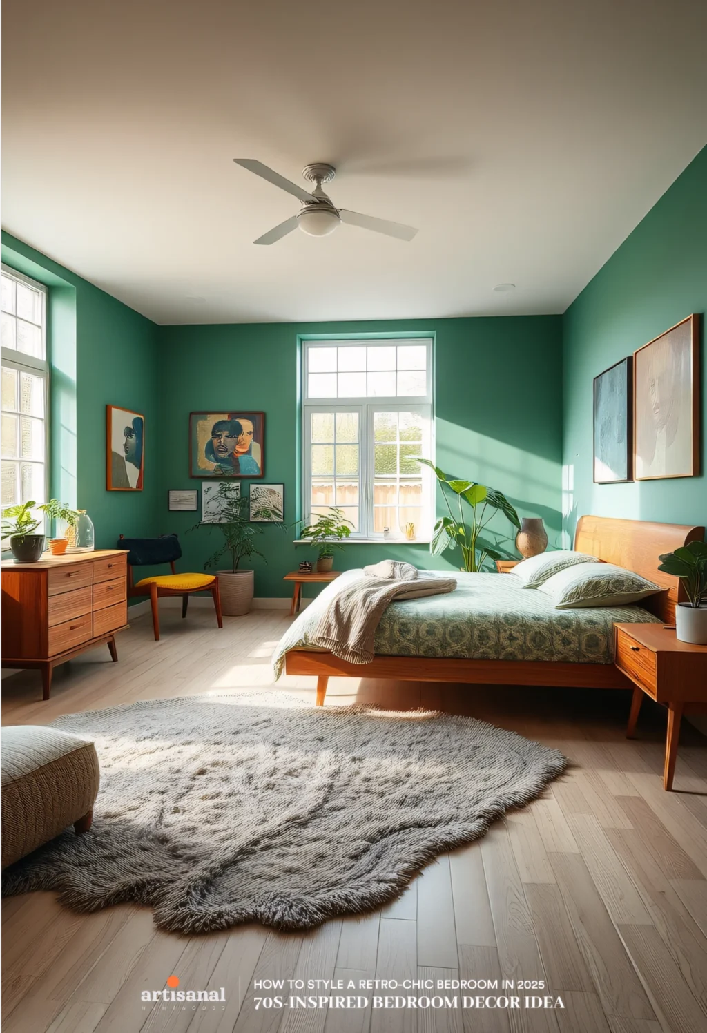 70s-Inspired Retro Bedroom Decor Ideas in 2025