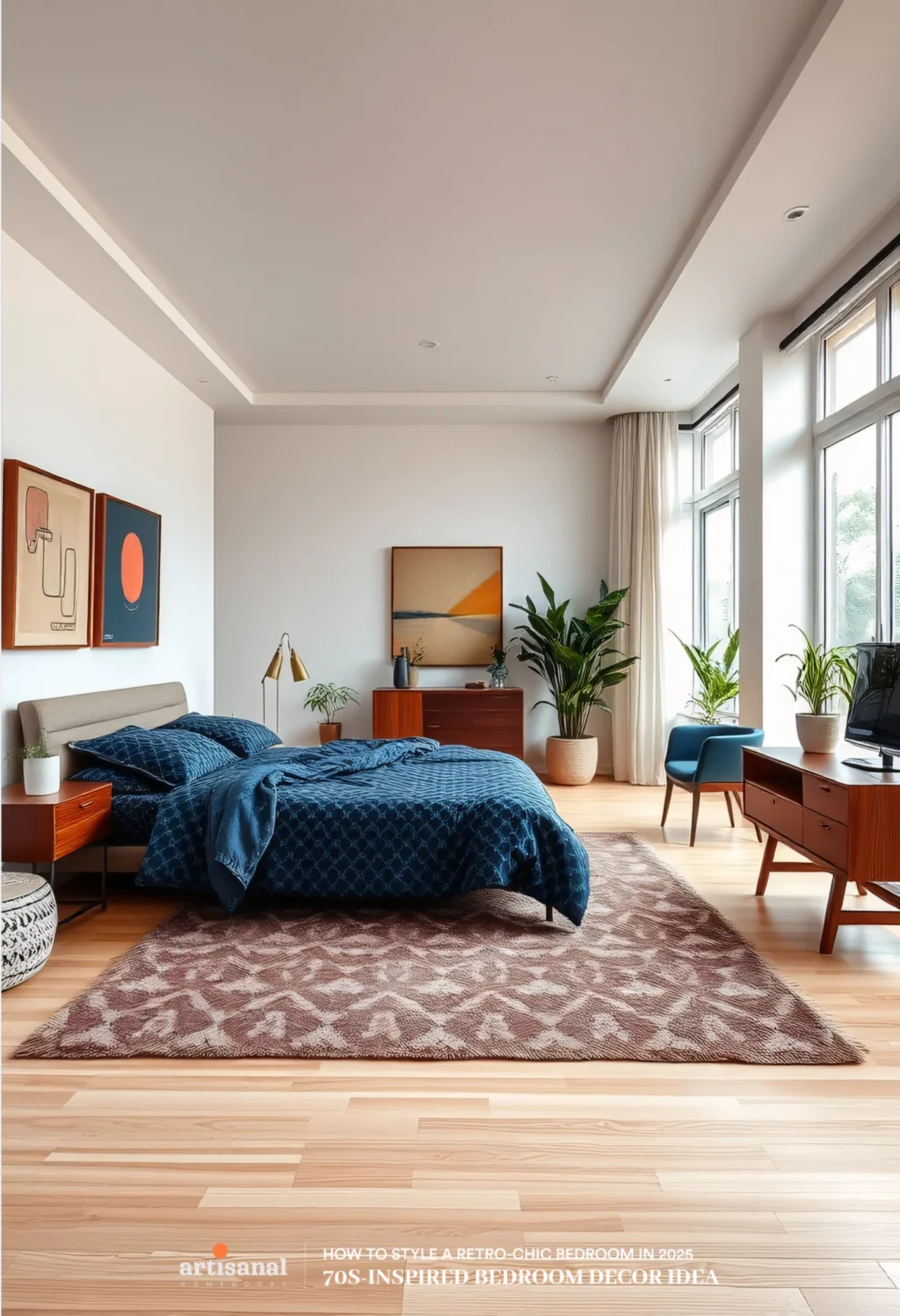 70s-Inspired Retro Bedroom Decor Ideas in 2025
