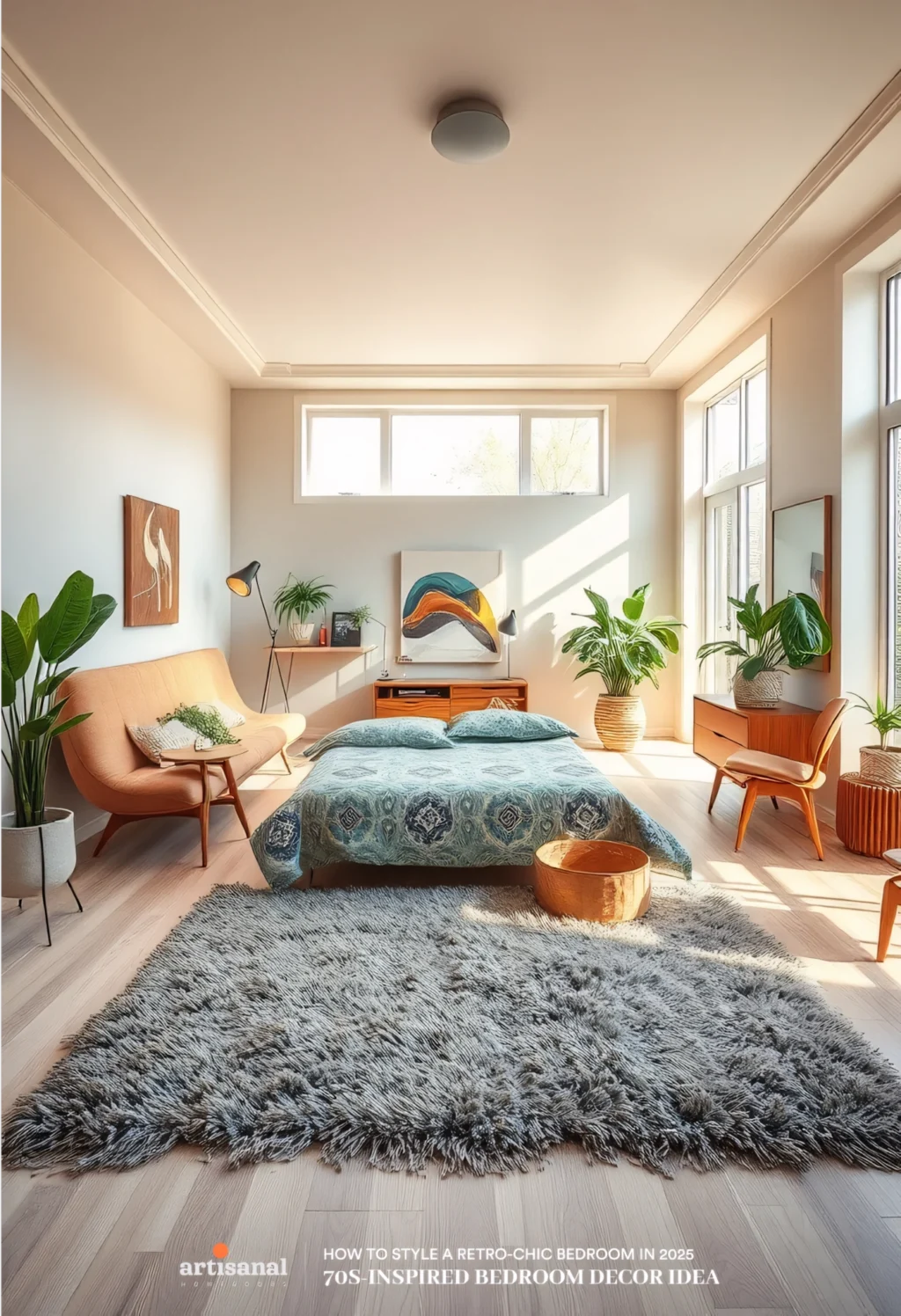 70s-Inspired Retro Bedroom Decor Ideas in 2025