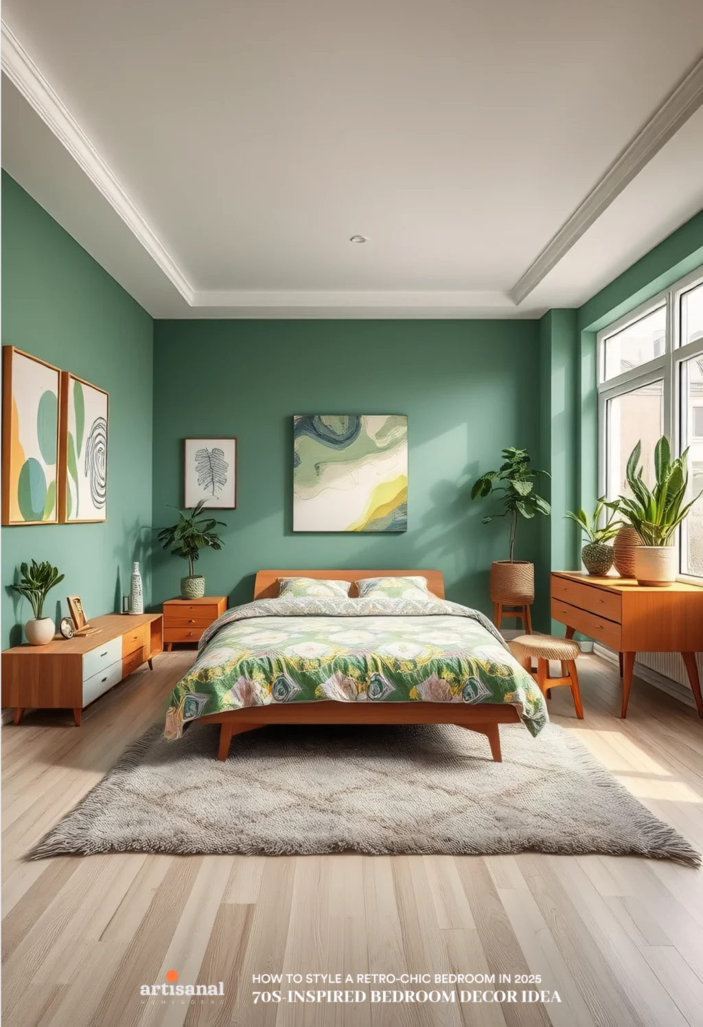 70s-Inspired Retro Bedroom Decor Ideas in 2025