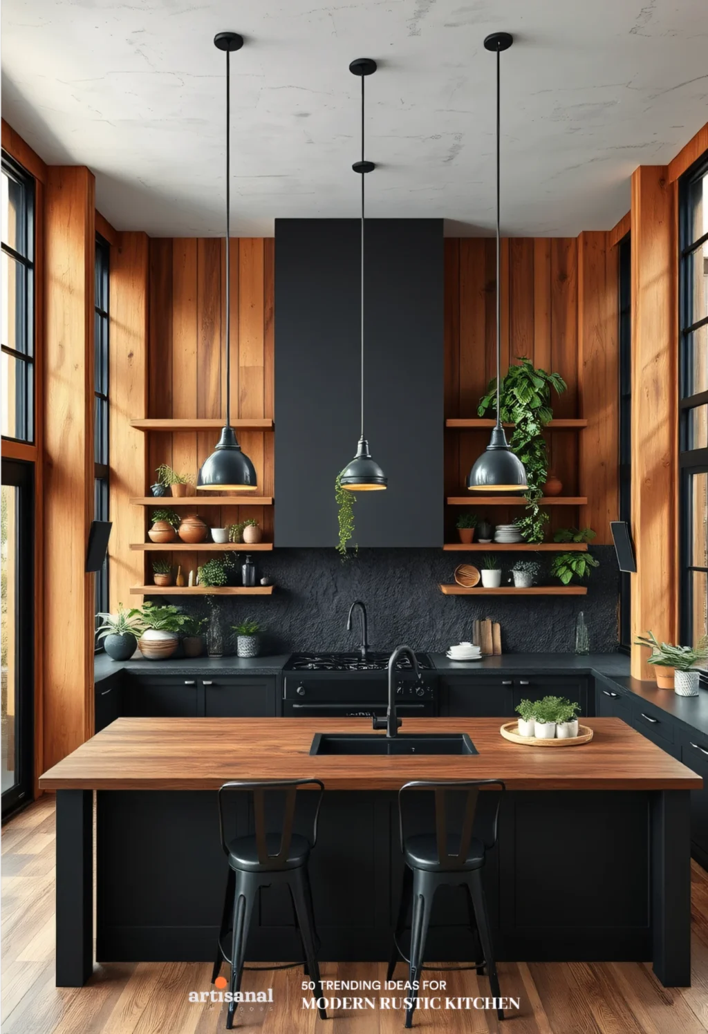 50 Modern Rustic Kitchen Ideas Trending in 2025