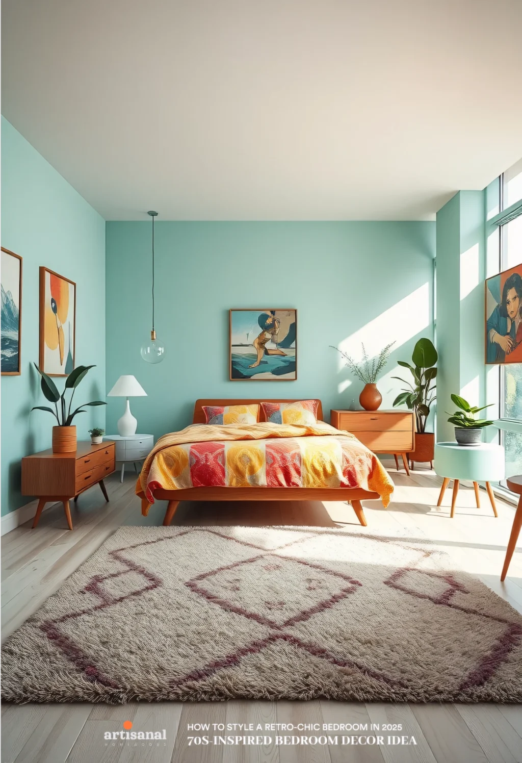 70s-Inspired Retro Bedroom Decor Ideas in 2025