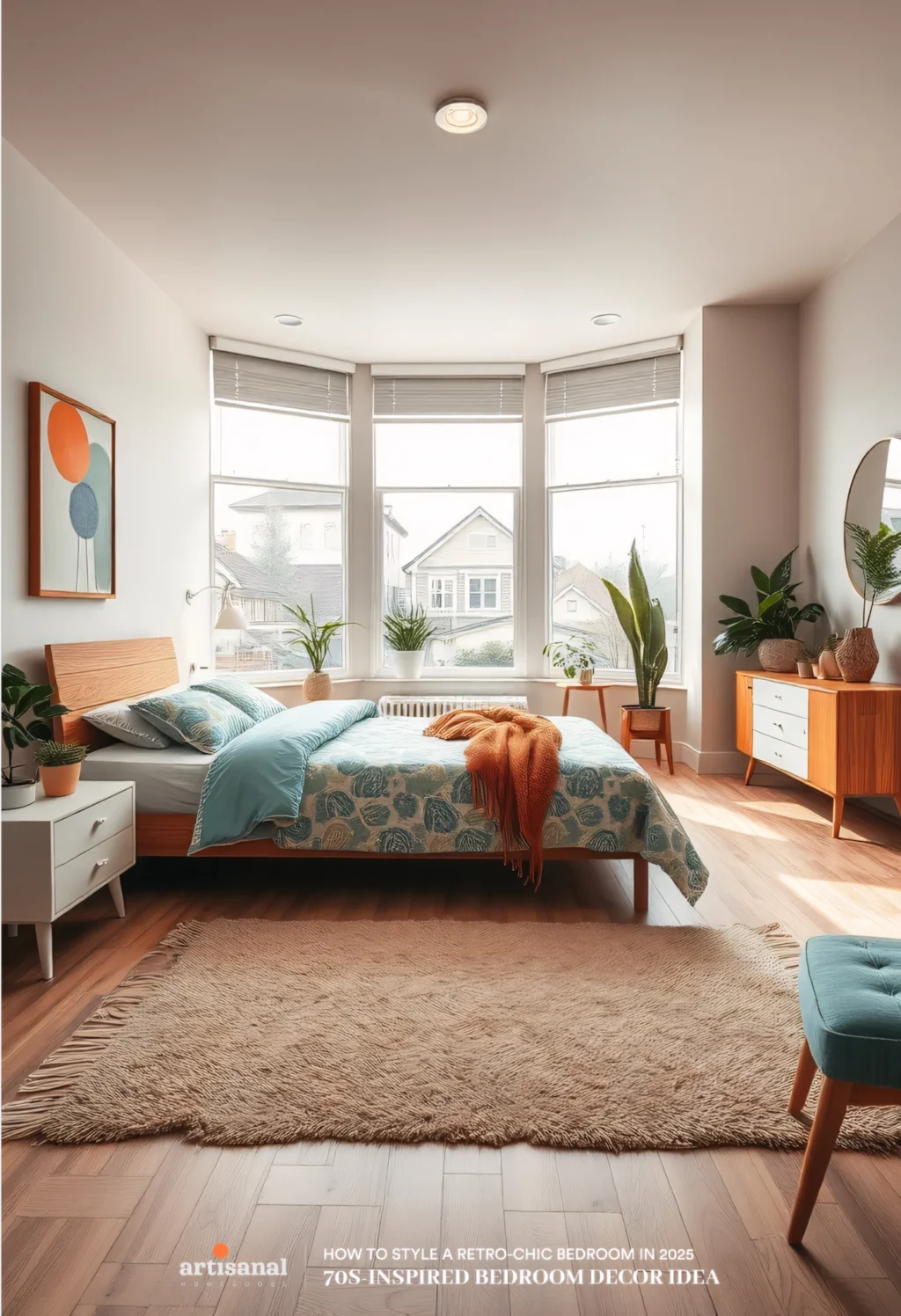 70s-Inspired Retro Bedroom Decor Ideas in 2025