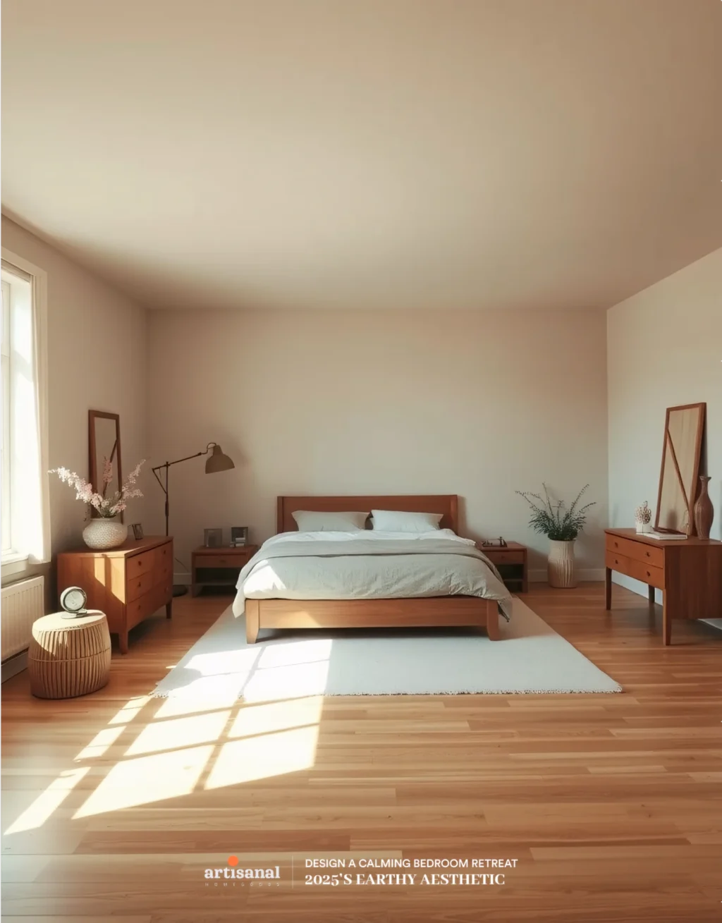 2025’s Earthy Aesthetic: How to Design a Calming Bedroom Retreat