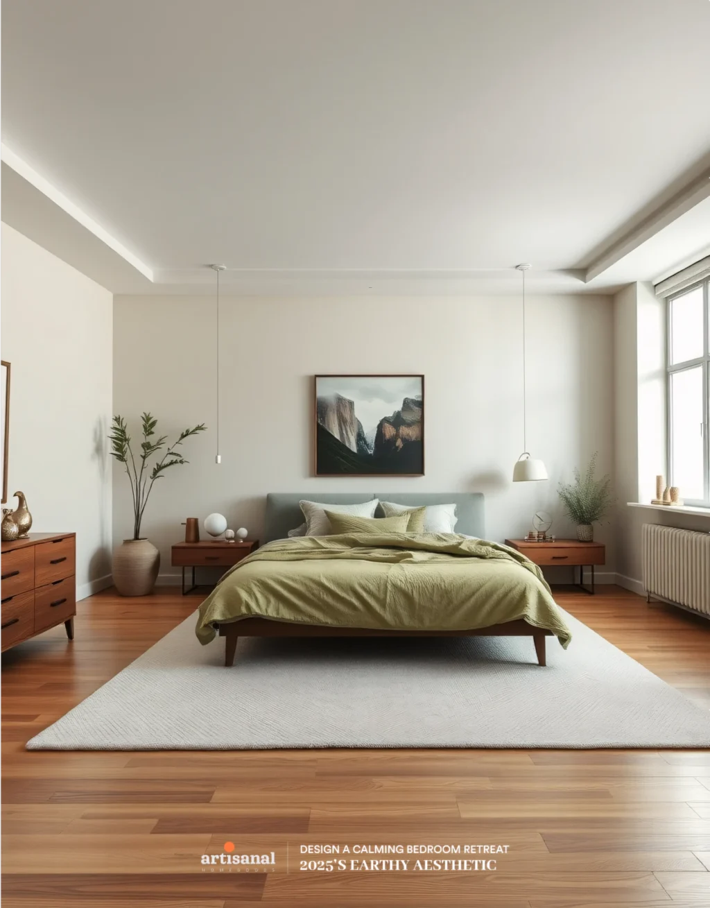 2025’s Earthy Aesthetic: How to Design a Calming Bedroom Retreat