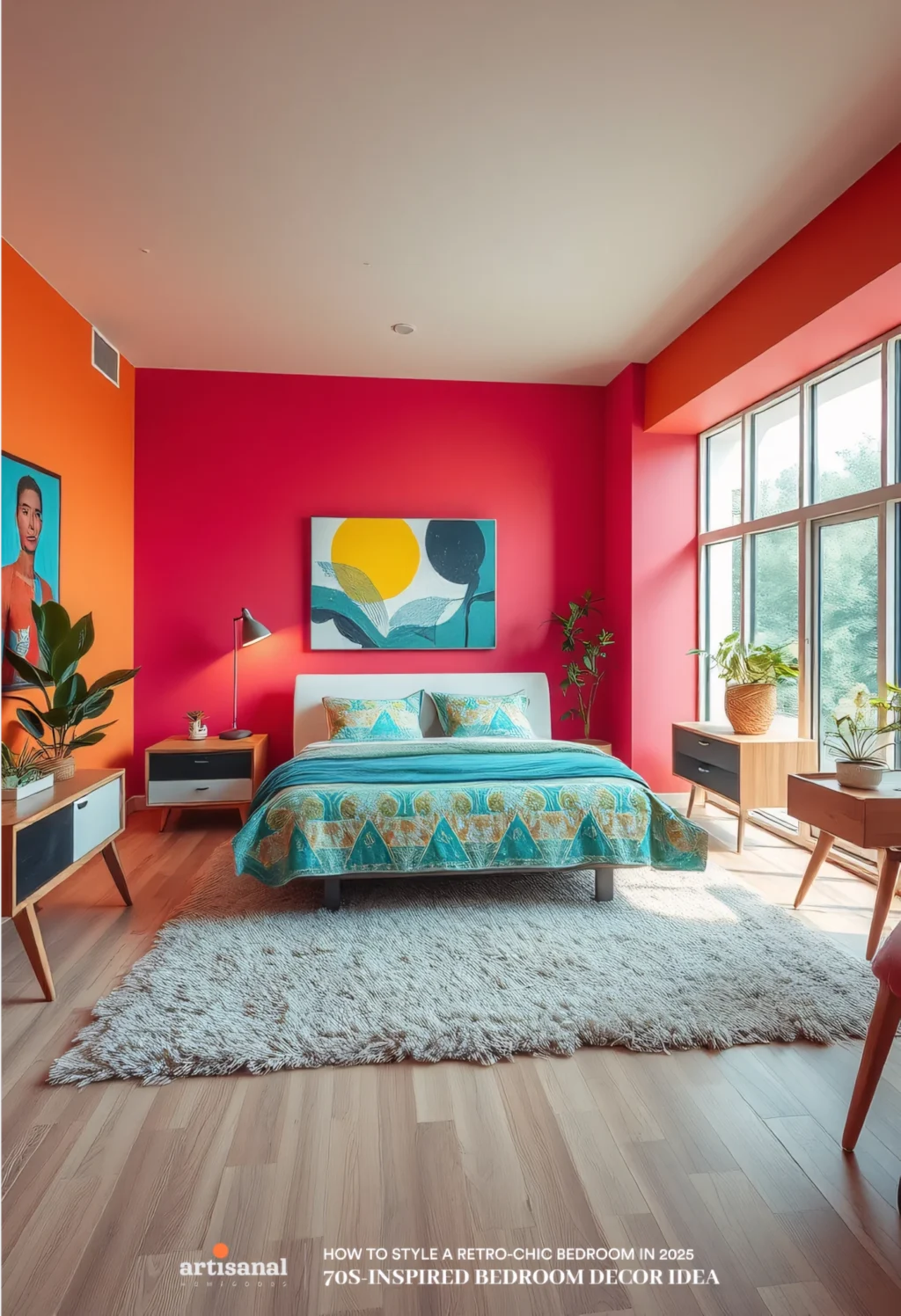 70s-Inspired Retro Bedroom Decor Ideas in 2025