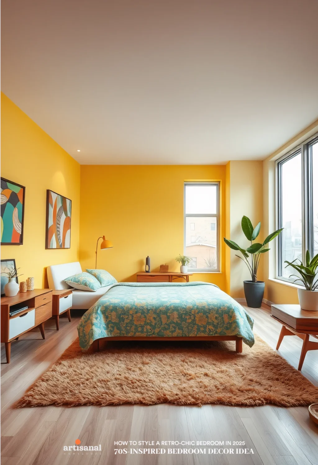 70s-Inspired Retro Bedroom Decor Ideas in 2025