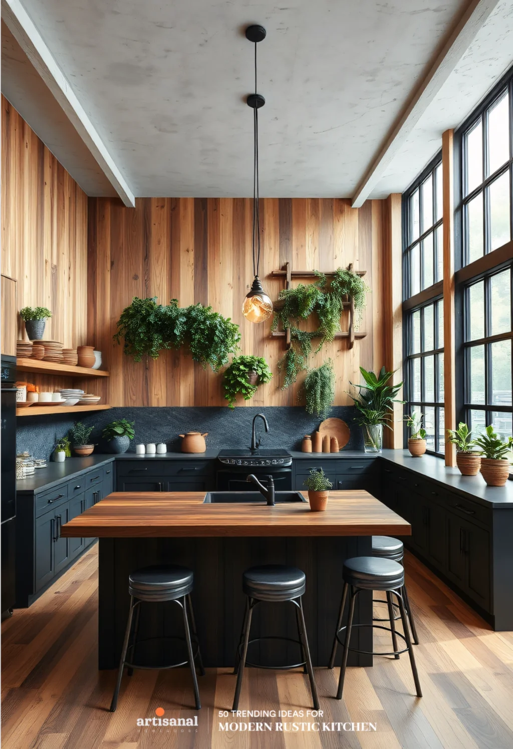 50 Modern Rustic Kitchen Ideas Trending in 2025