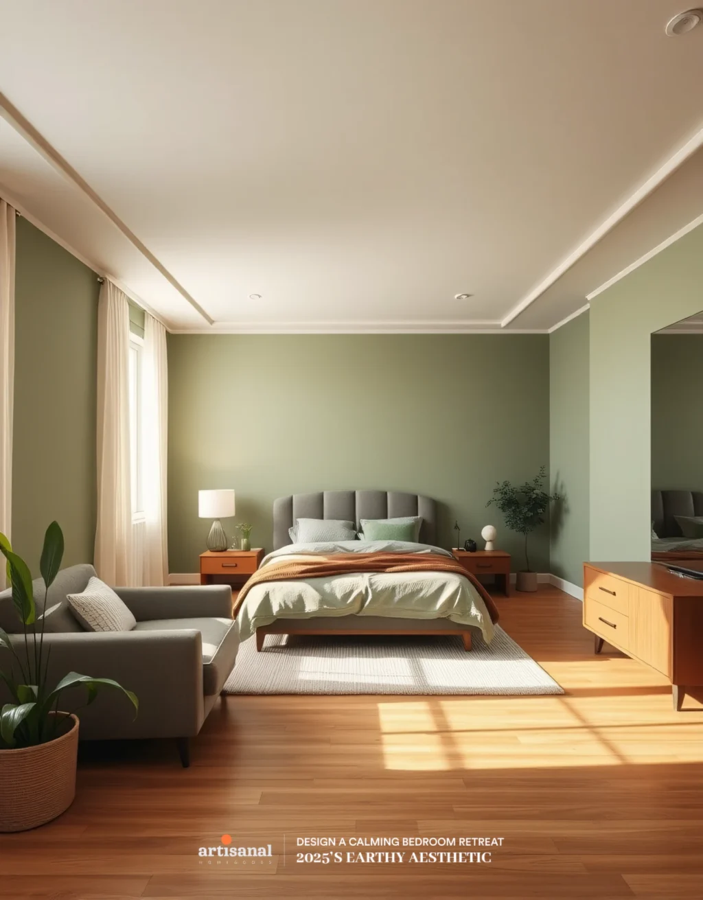 2025’s Earthy Aesthetic: How to Design a Calming Bedroom Retreat