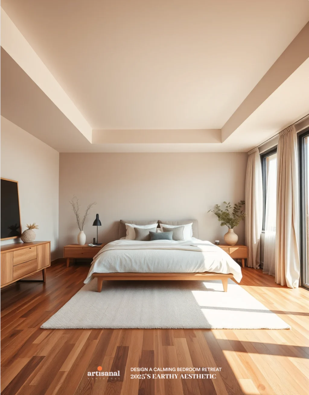 2025’s Earthy Aesthetic: How to Design a Calming Bedroom Retreat