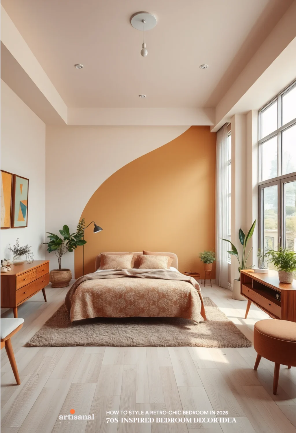 70s-Inspired Retro Bedroom Decor Ideas in 2025
