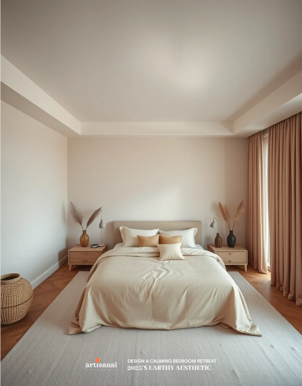 2025’s Earthy Aesthetic: How to Design a Calming Bedroom Retreat