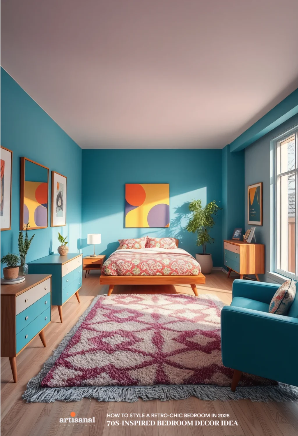 70s-Inspired Retro Bedroom Decor Ideas in 2025