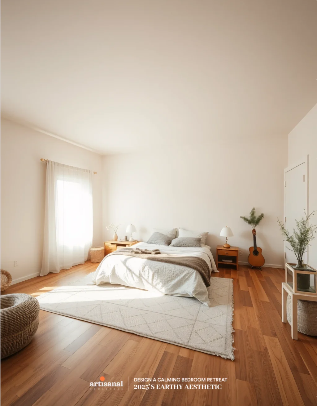 2025’s Earthy Aesthetic: How to Design a Calming Bedroom Retreat