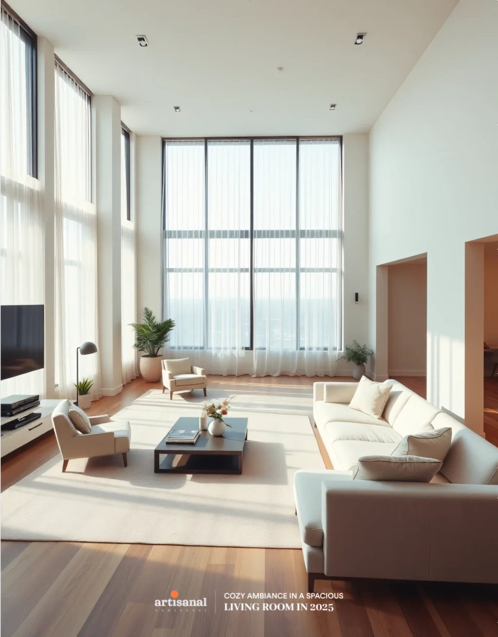 How to Create Cozy Ambiance in a Spacious Living Room 2025