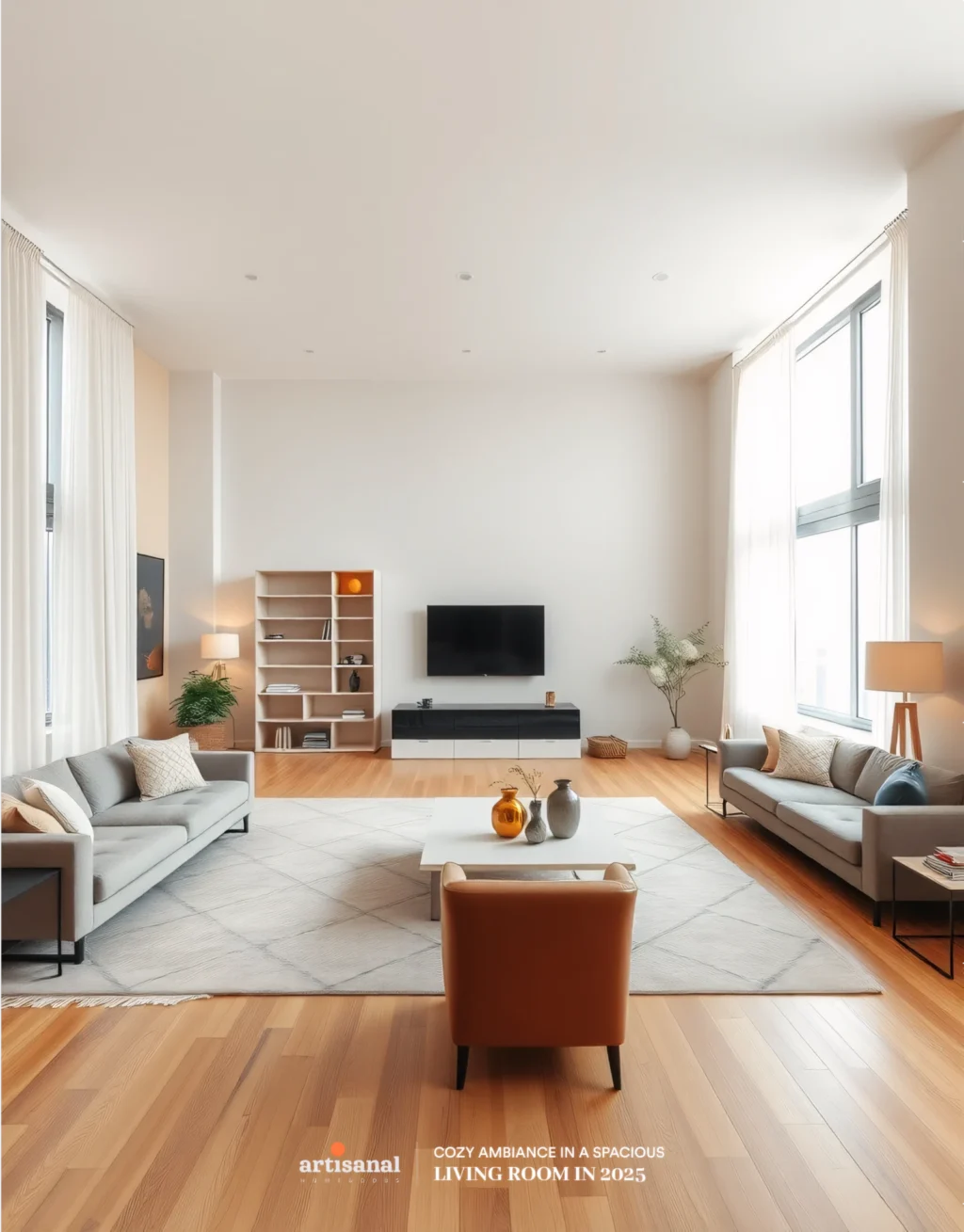 How to Create Cozy Ambiance in a Spacious Living Room 2025