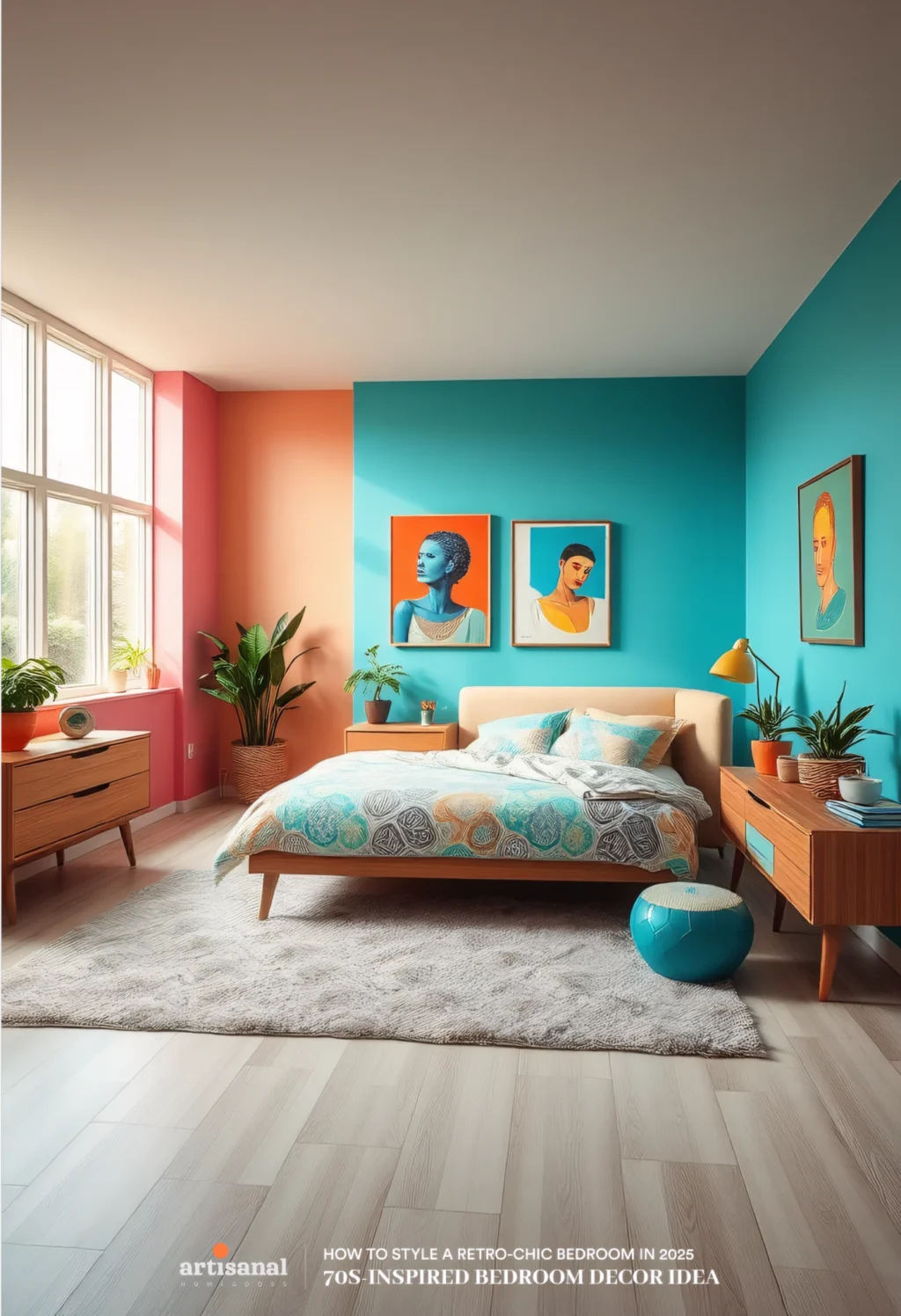 70s-Inspired Retro Bedroom Decor Ideas in 2025