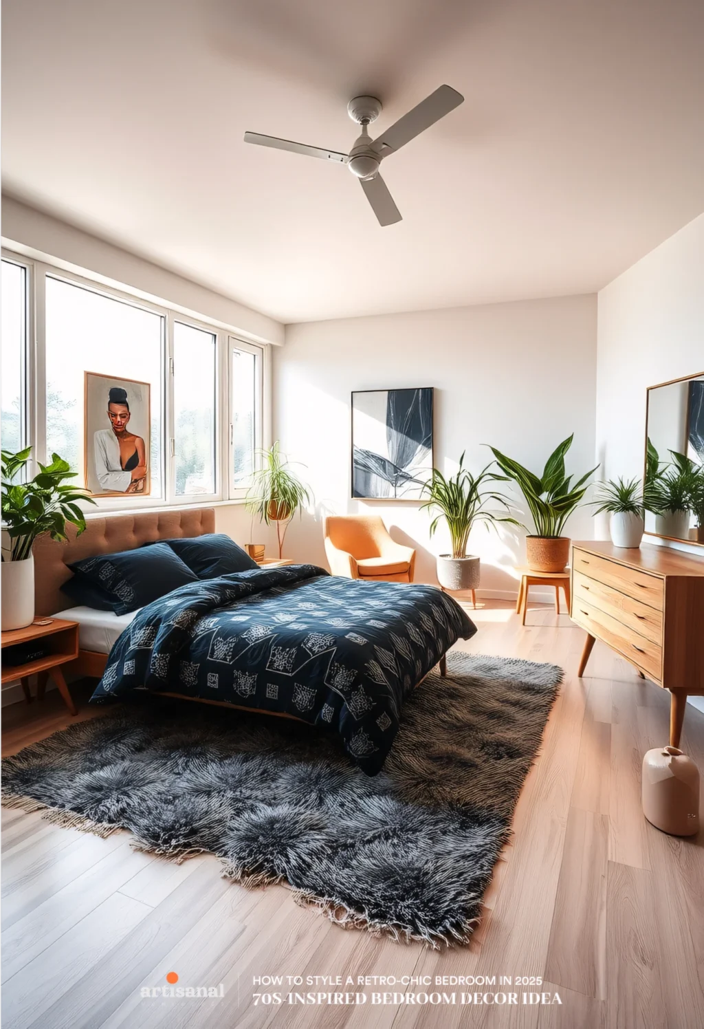 70s-Inspired Retro Bedroom Decor Ideas in 2025