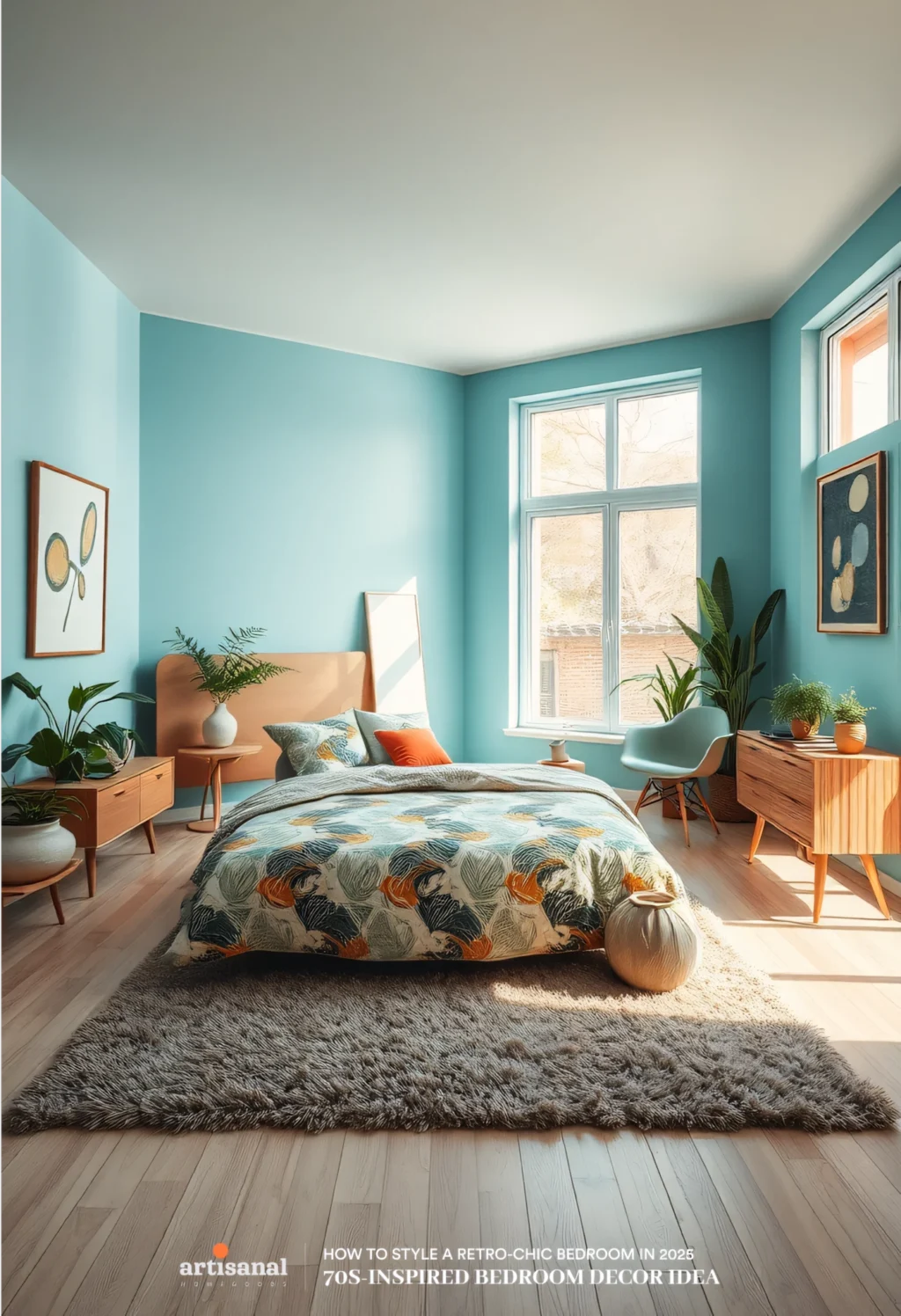 70s-Inspired Retro Bedroom Decor Ideas in 2025