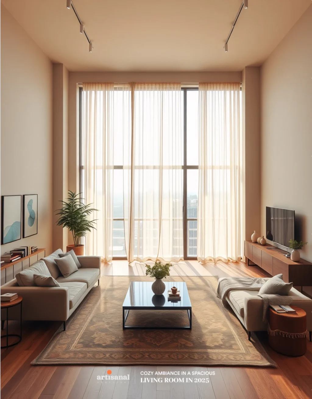 How to Create Cozy Ambiance in a Spacious Living Room 2025