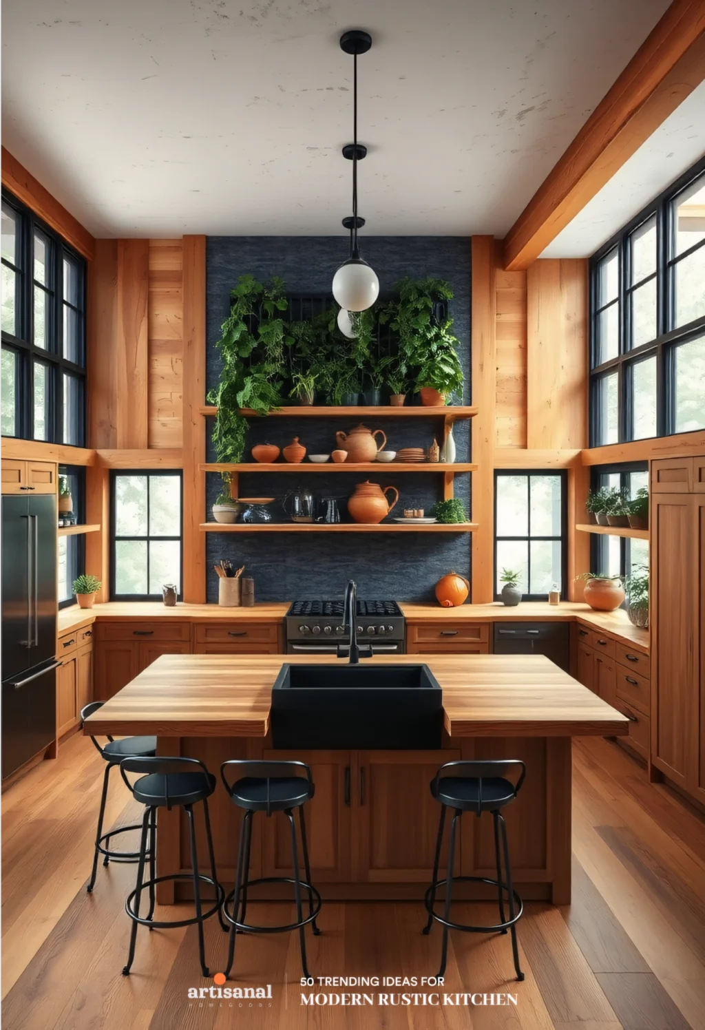 50 Modern Rustic Kitchen Ideas Trending in 2025
