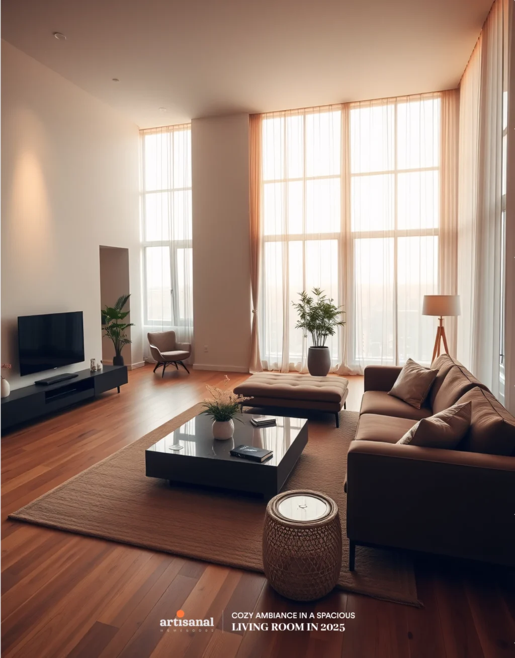 How to Create Cozy Ambiance in a Spacious Living Room 2025