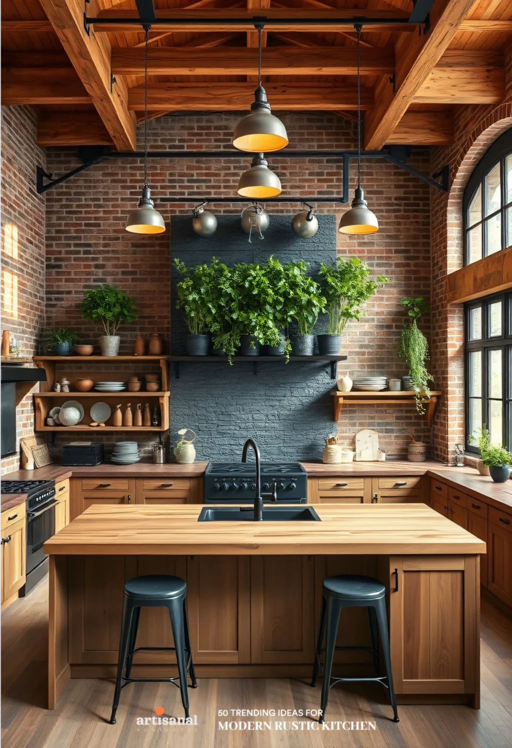 50 Modern Rustic Kitchen Ideas Trending in 2025