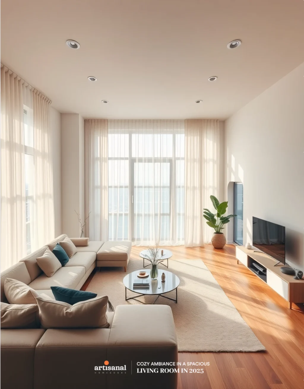 How to Create Cozy Ambiance in a Spacious Living Room 2025