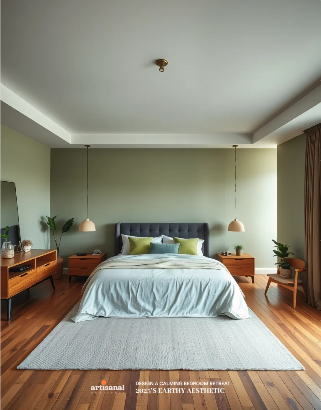 2025’s Earthy Aesthetic: How to Design a Calming Bedroom Retreat