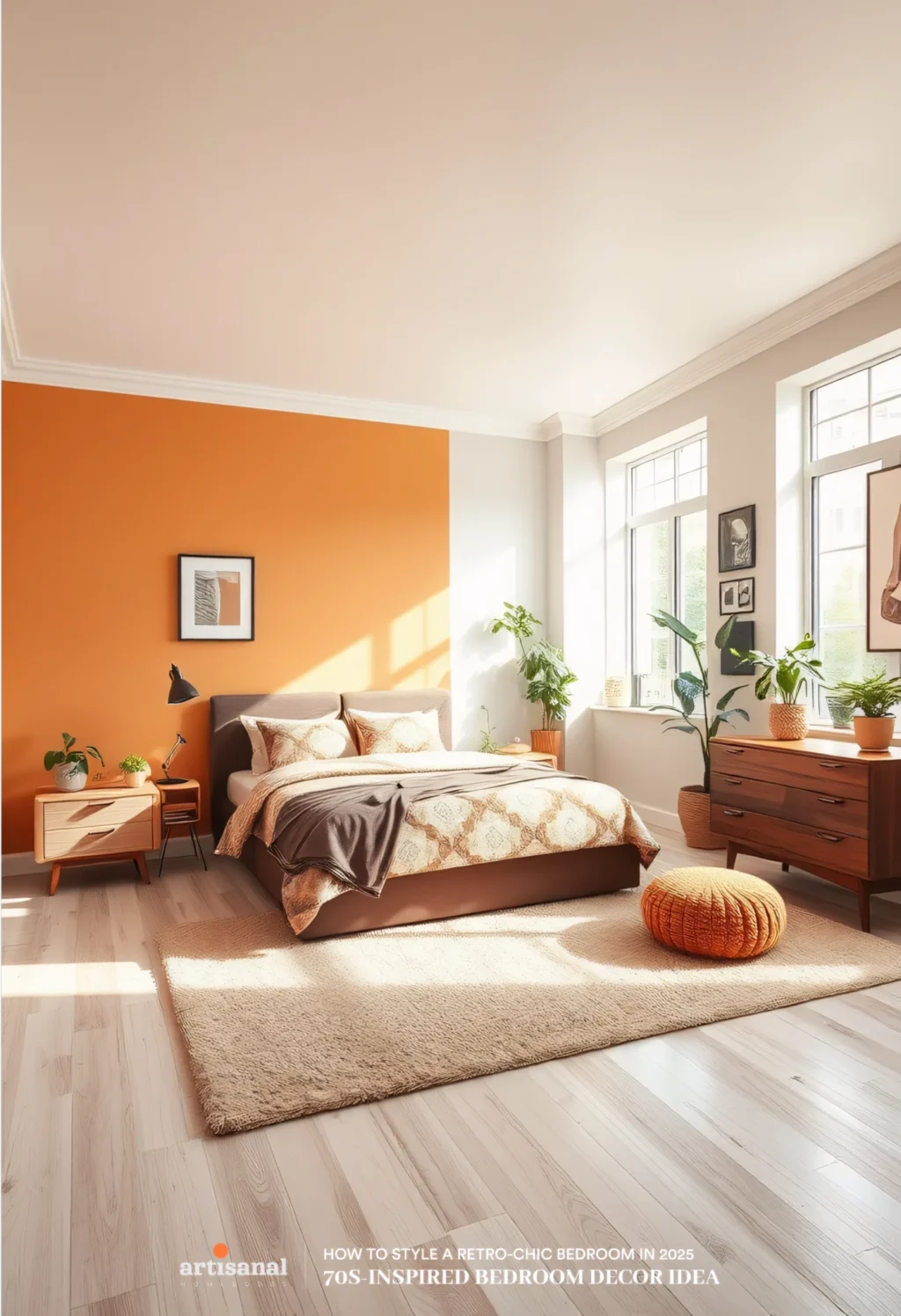 70s-Inspired Retro Bedroom Decor Ideas in 2025