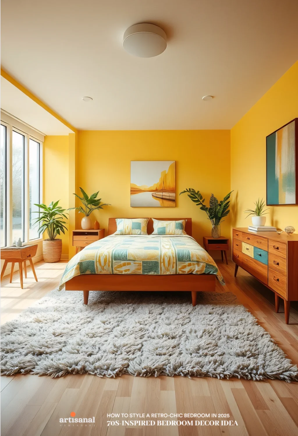 70s-Inspired Retro Bedroom Decor Ideas in 2025