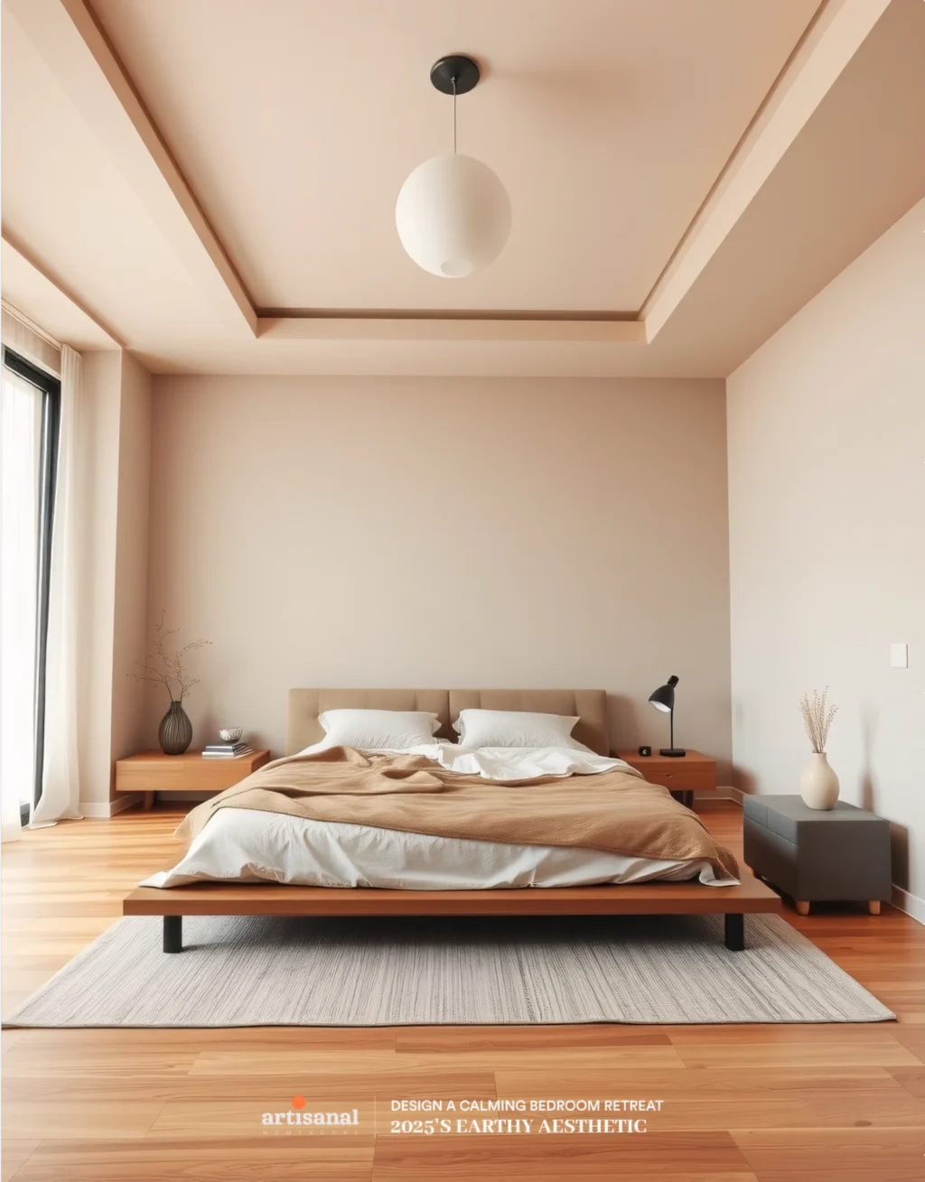 2025’s Earthy Aesthetic: How to Design a Calming Bedroom Retreat