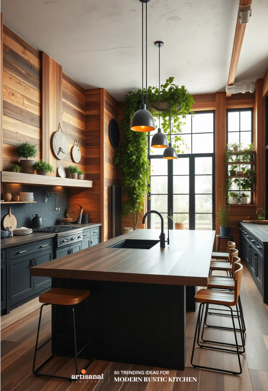 50 Modern Rustic Kitchen Ideas Trending in 2025