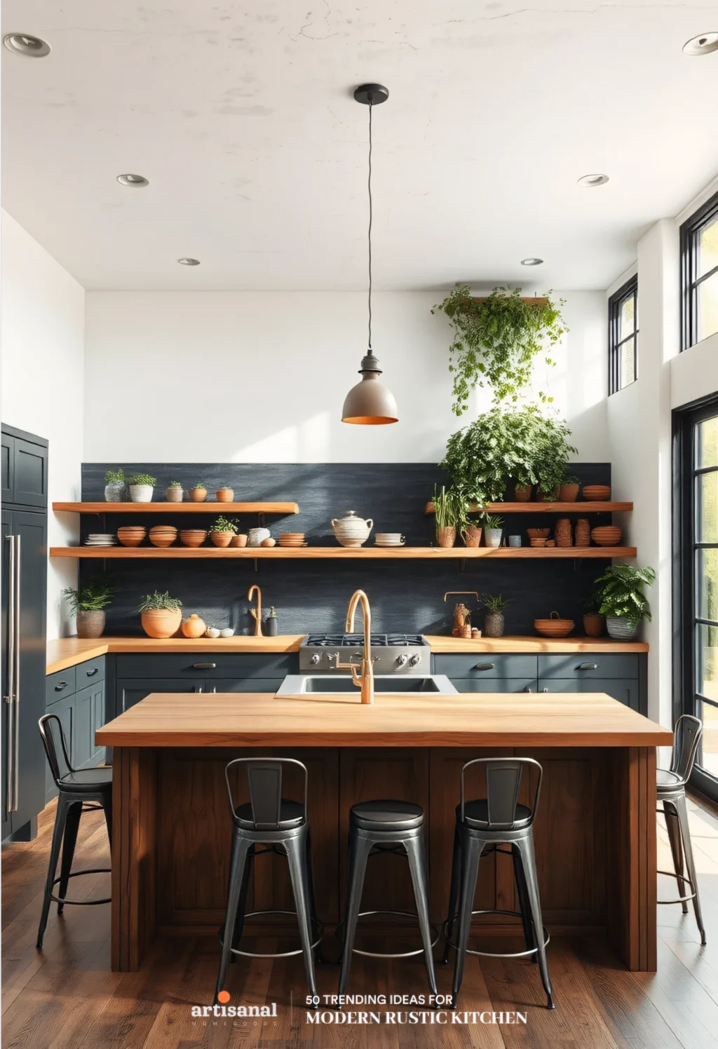 50 Modern Rustic Kitchen Ideas Trending in 2025