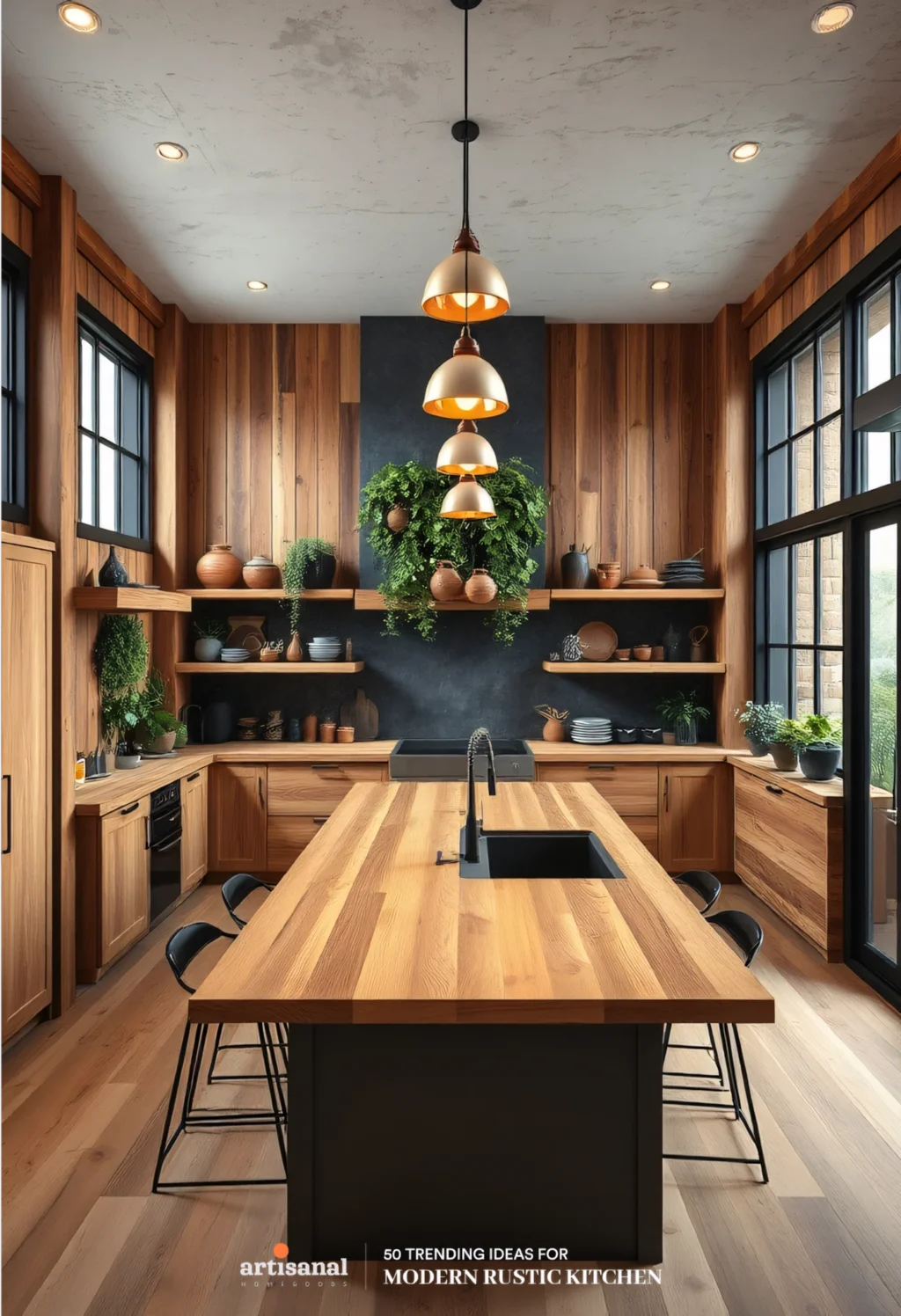 50 Modern Rustic Kitchen Ideas Trending in 2025
