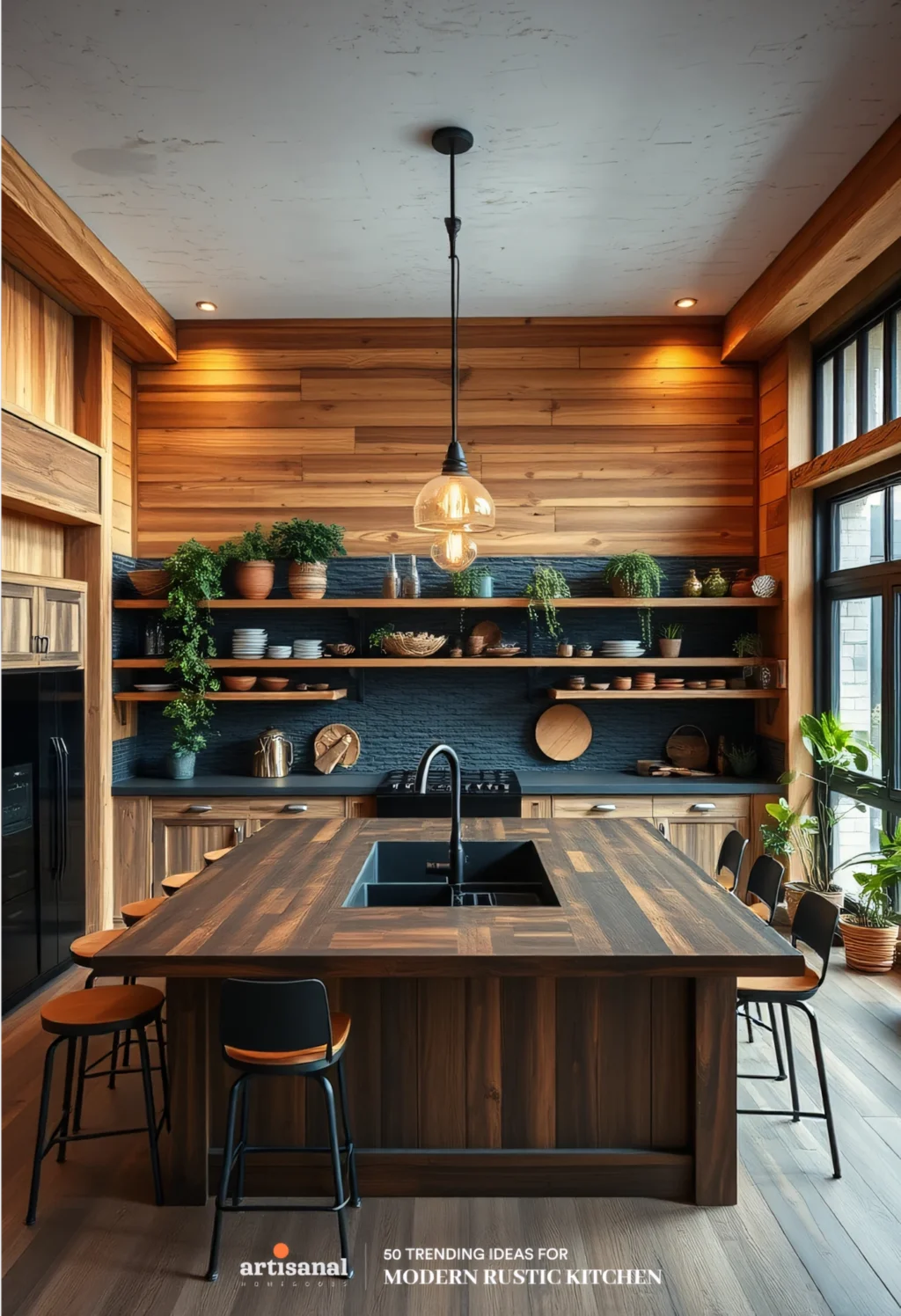 50 Modern Rustic Kitchen Ideas Trending in 2025