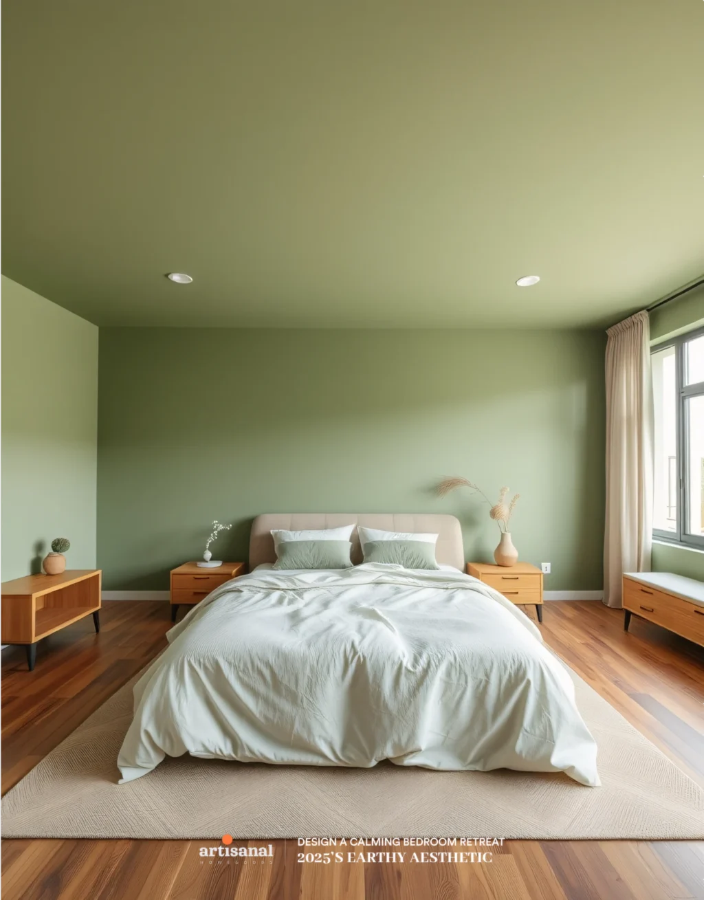 2025’s Earthy Aesthetic: How to Design a Calming Bedroom Retreat