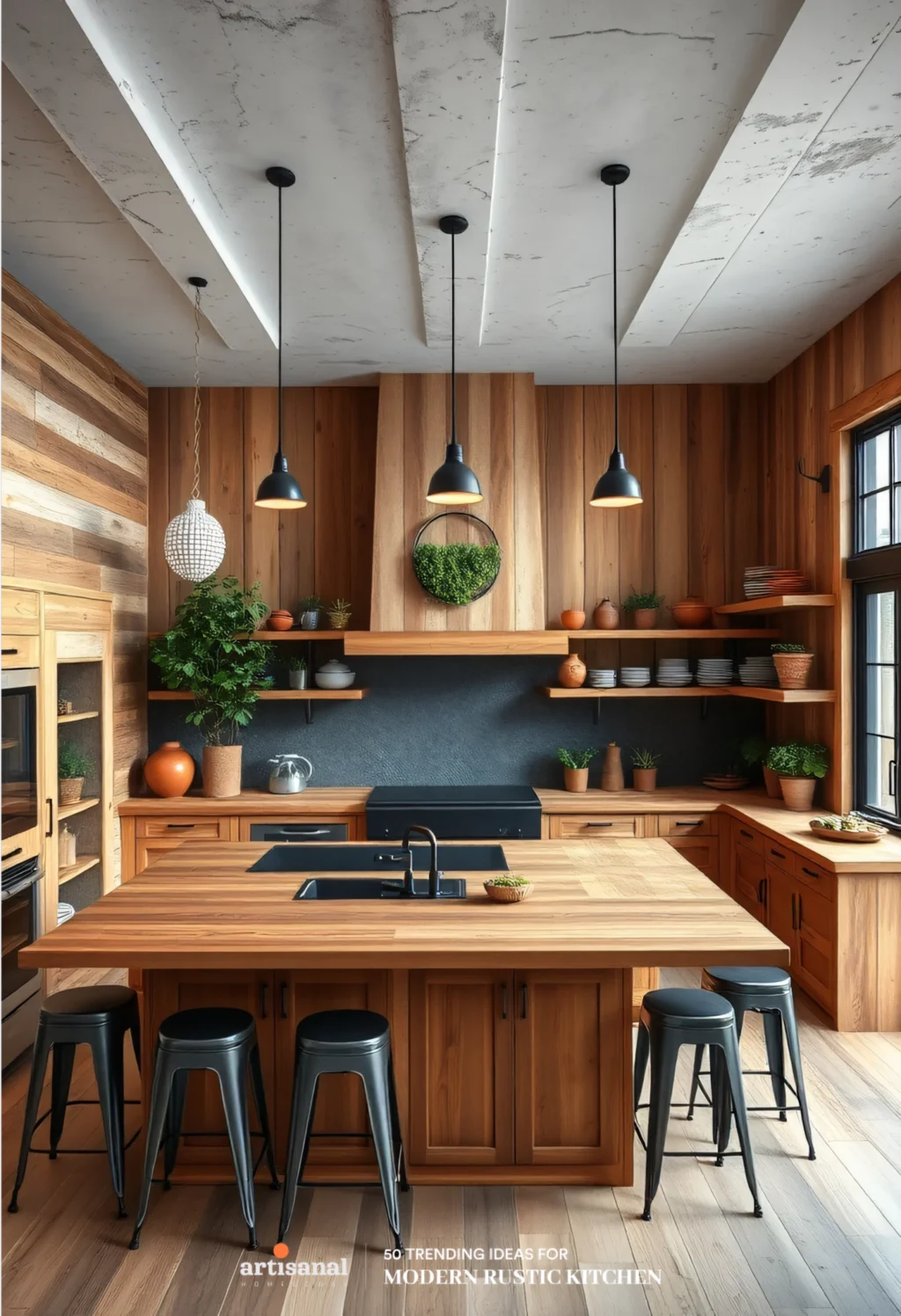 50 Modern Rustic Kitchen Ideas Trending in 2025