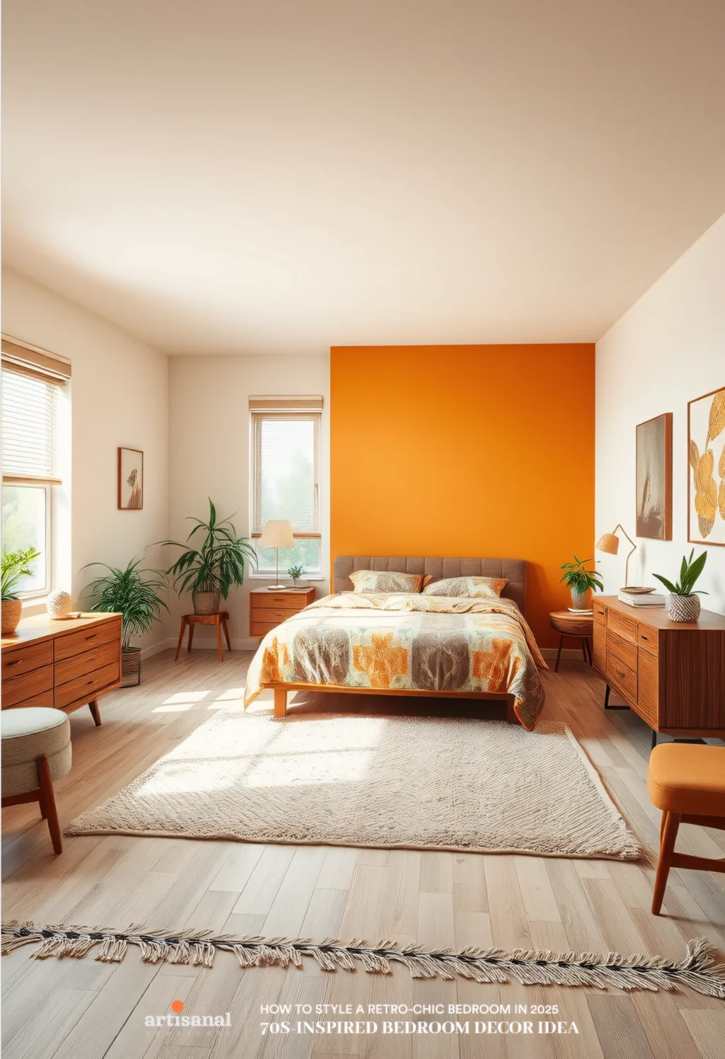 70s-Inspired Retro Bedroom Decor Ideas in 2025