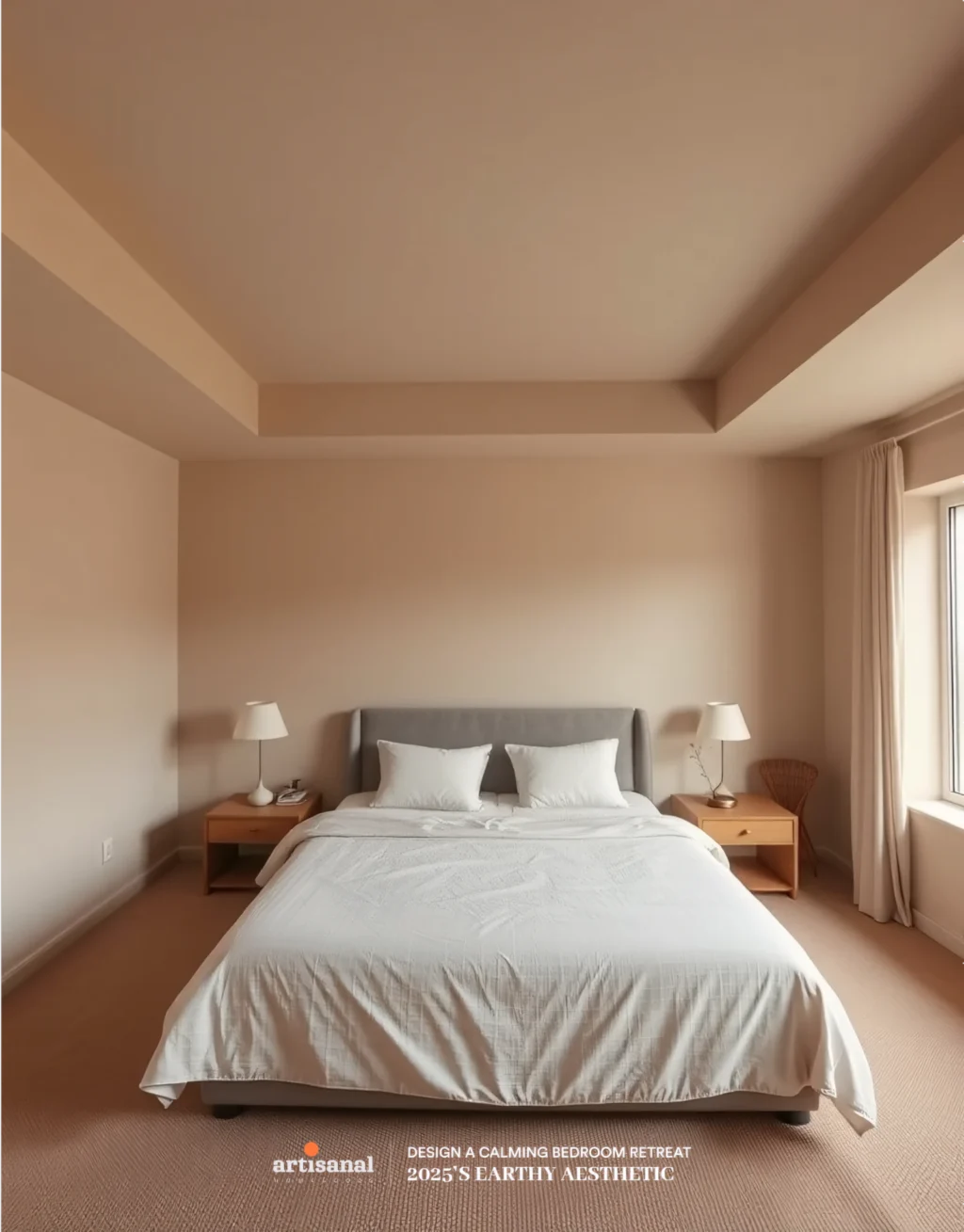 2025’s Earthy Aesthetic: How to Design a Calming Bedroom Retreat