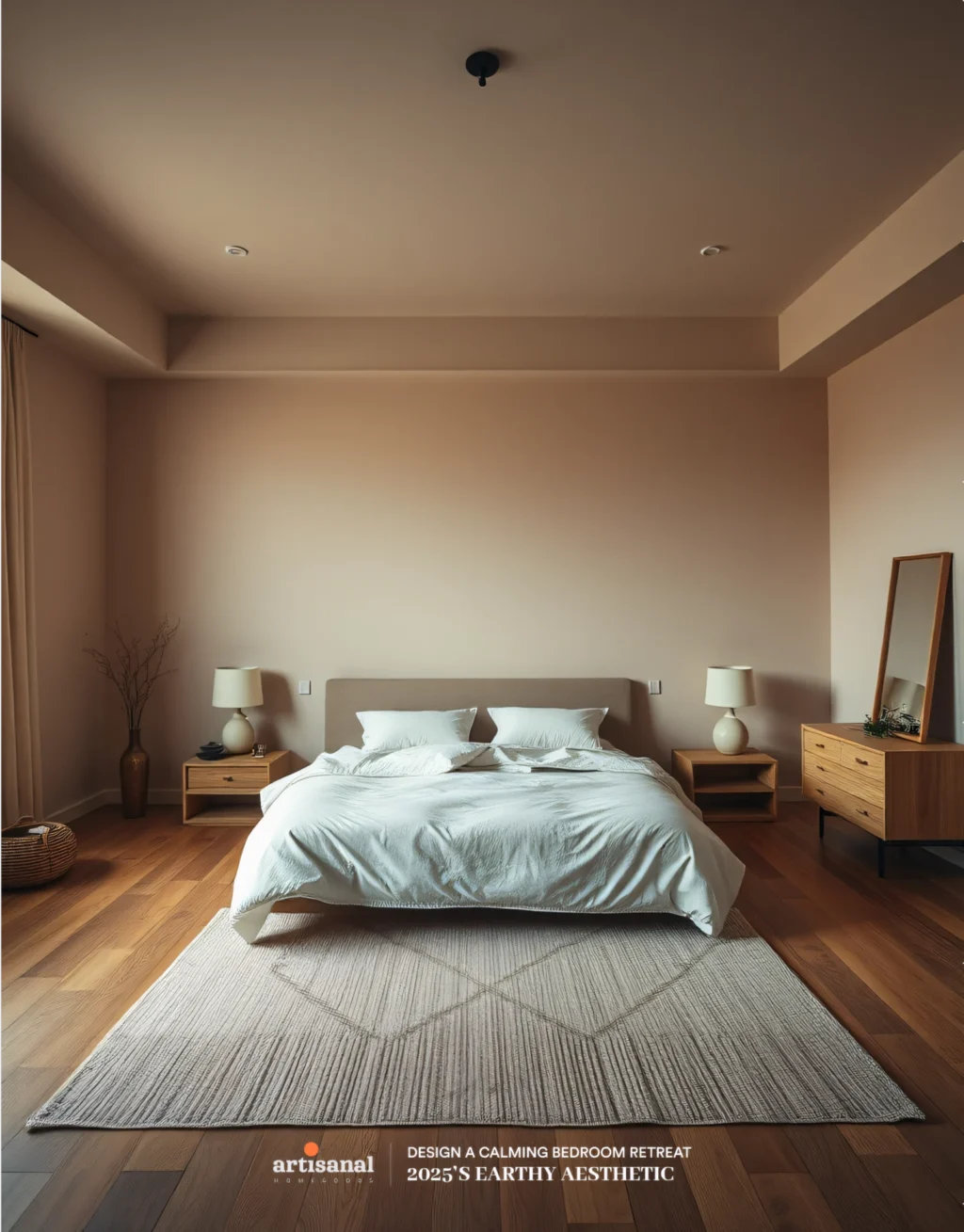 2025’s Earthy Aesthetic: How to Design a Calming Bedroom Retreat